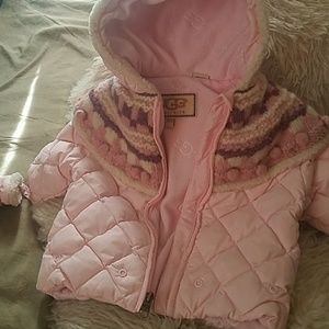 Infant Ugg jacket with mittens